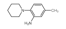 5-甲基-2-(1-哌啶基)苯胺结构式
