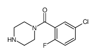Methanone, (5-chloro-2-fluorophenyl)-1-piperazinyl Structure