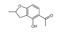 1-(4-hydroxy-2-methyl-2,3-dihydro-1-benzofuran-5-yl)ethanone Structure