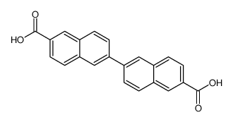 [2,2'-联萘]-6,6'-二羧酸结构式