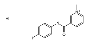 N-(4-iodophenyl)-1-methylpyridin-1-ium-3-carboxamide,iodide Structure
