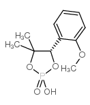 (4S)-2-羟基-4-(2-甲氧基苯基)-5,5-二甲基-1,3,2-二氧杂膦2-氧化物结构式