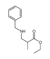 2-Methyl-3-[(phenylmethyl)amino]propanoic acid ethyl ester Structure