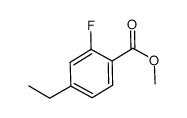 methyl 4-ethyl-2-fluorobenzoate Structure