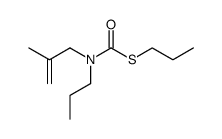 methallyl-propyl-thiocarbamic acid S-propyl ester Structure