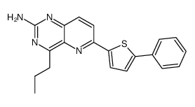 4-n-propyl-6-(5-phenyl-2-thienyl)pyrido[3,2-d]pyrimidin-2-ylamine Structure