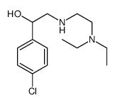 1-(4-chlorophenyl)-2-[2-(diethylamino)ethylamino]ethanol Structure