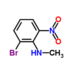 2-Bromo-N-methyl-6-nitroaniline Structure