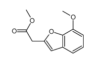 Methyl (7-methoxy-1-benzofuran-2-yl)acetate Structure