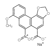 aristolochic acid sodium salt Structure