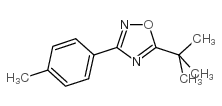 5-叔丁基 3-对甲苯-1,2,4-噁二唑结构式