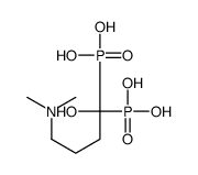 (4-dimethylamino-1-hydroxy-1-phosphono-butyl)phosphonic acid Structure
