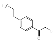2-chloro-4-propylacetophenone structure