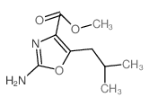 Methyl 2-amino-5-isobutyloxazole-4-carboxylate Structure