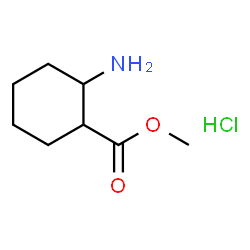 (1R,2R)-rel-2-氨基环己烷-1-甲酸甲酯盐酸盐结构式