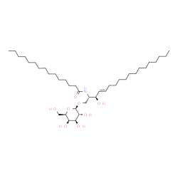 C15 Galactosylceramide (d18:1/15:0) Structure