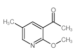 1-(2-甲氧基-5-甲基吡啶-3-基)乙酮结构式