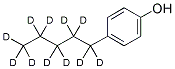 4-Pentylphenol-d11 Structure