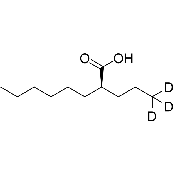S-(+)-Arundic Acid-d3结构式