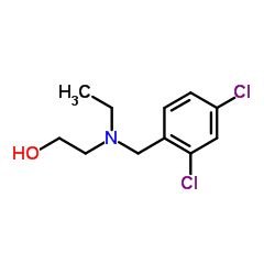 2-[(2,4-Dichlorobenzyl)(ethyl)amino]ethanol结构式