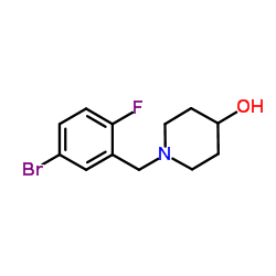 1-(5-Bromo-2-fluorobenzyl)-4-piperidinol picture