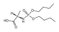 N-dibutyloxyphosphoryl-Ala结构式