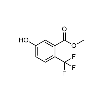 Methyl 5-hydroxy-2-(trifluoromethyl)benzoate Structure