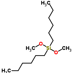 Dihexyl(dimethoxy)silane结构式