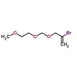 2-Bromo-3-[(2-methoxyethoxy)methoxy]-1-propene Structure