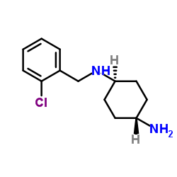 (1R,4R)-N-(2-Chloro-benzyl)-cyclohexane-1,4-diamine structure