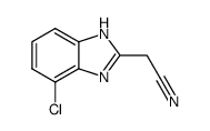 2-(氰基甲基)-4-氯苯并咪唑结构式