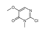 2-氯-5-甲氧基-3-甲基嘧啶-4(3h)-酮结构式