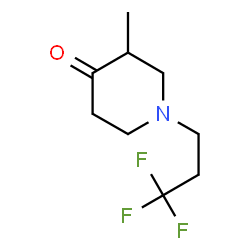 3-甲基-1-(3,3,3-三氟丙基)哌啶-4-酮结构式