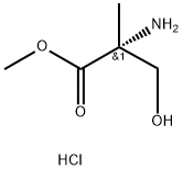 D-Serine, 2-Methyl-, Methyl ester, hydrochloride (1:1) Structure