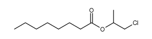 1-chloropropan-2-yl octanoate结构式
