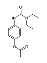 4-(3,3-diethylureido)phenyl acetate结构式