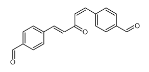 4-[5-(4-formylphenyl)-3-oxopenta-1,4-dienyl]benzaldehyde结构式