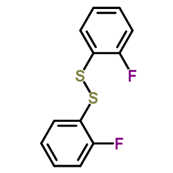 Bis(2-fluorophenyl) disulfide Structure