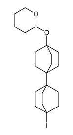 4-iodo-4'-(tetrahydropyran-2-yloxy)-1,1'-bibicyclo<2.2.2>octane结构式