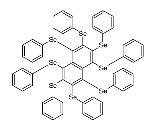 1,2,3,4,5,6,7,8-octakis(phenylselanyl)naphthalene结构式