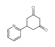 1,3-Cyclohexanedione, 5-(2-pyridinyl)- Structure