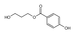 4-hydroxybenzoic acid (3-hydroxypropyl) ester Structure