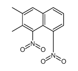 2,3-dimethyl-1,8-dinitronaphthalene Structure
