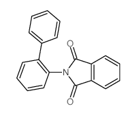 1H-Isoindole-1,3(2H)-dione,2-[1,1'-biphenyl]-2-yl- Structure
