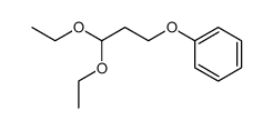 3-phenoxy-propionaldehyde diethylacetal Structure