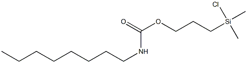 n-Octyl-O-(3-(Dimethylchlorosilyl)Propyl)Carbamate Structure