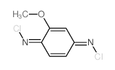 2,5-Cyclohexadiene-1,4-diimine,N1,N4-dichloro-2-methoxy- Structure