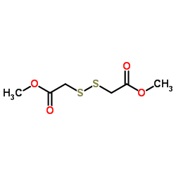 Dimethyl dithiodiacetate structure