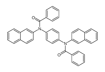 N-[4-[benzoyl(naphthalen-2-yl)amino]phenyl]-N-naphthalen-2-ylbenzamide Structure