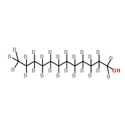 1-十二烷醇-d25结构式
